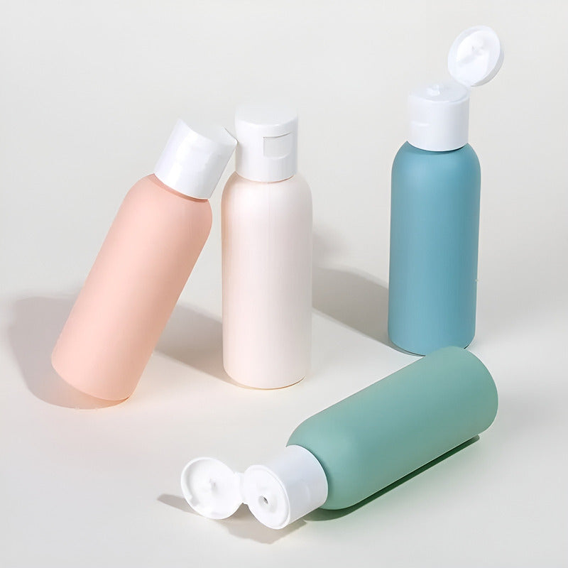 Set 4 Botellas De Viaje Botellas Viaje Porta Shampoo 60 Ml