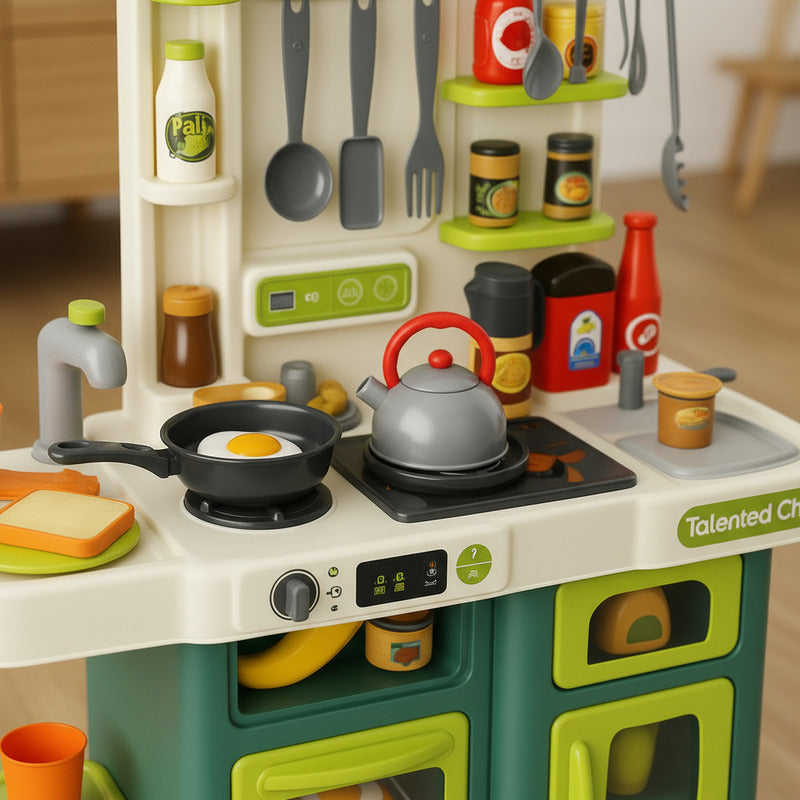 Cocina Infantil Juego Niños Juguete Set Cocina 104 Piezas