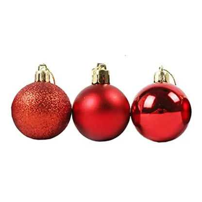 Esferas Navidad 5 Cm Brillante Mate 20 Unid Vitrineon Cl
