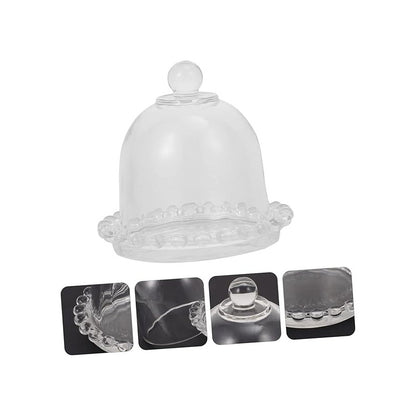 Pack X2 Mantequillero De Vidrio Con Tapa Pocillo Mantequilla Transparente