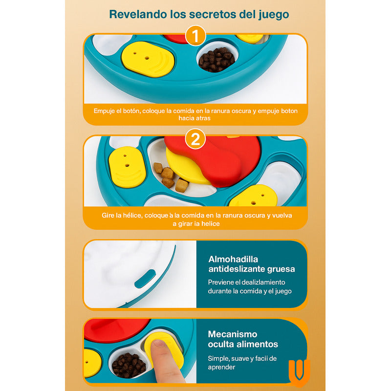 Juguete Plato Interactivo Perro Juguete Comedero Para Perro