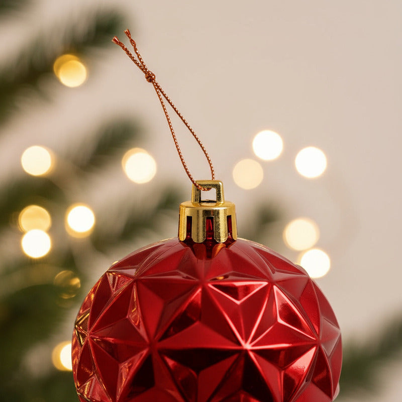 Vitrineon Cl Set8 Esferas12 5 Cm Premium Decoración Navidad