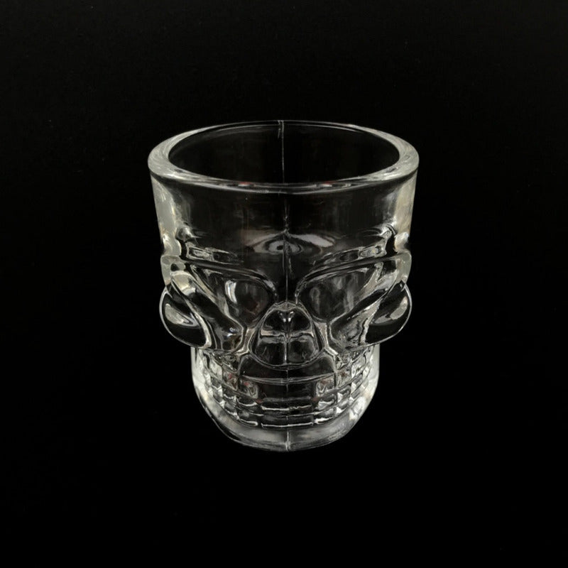 Set 6 Vaso Shot Calavera Tequilero Vasos Shoperos De Vidrio