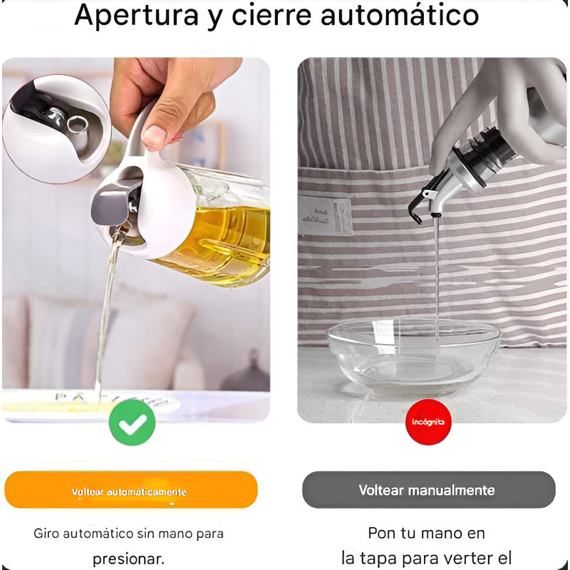 Aceitera Botellas De Aceite Botella De Vidrio Alcuza Vidrio