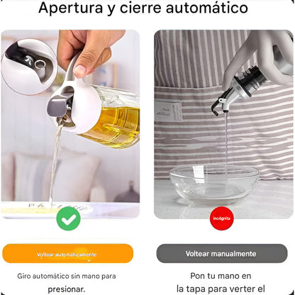 Aceitera Botellas De Aceite Botella De Vidrio Alcuza Vidrio Aceitero