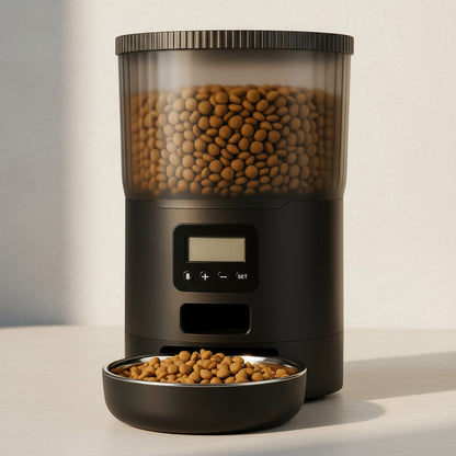 Dispensador Automatico Alimentos Mascotas Comedero 4 Litros