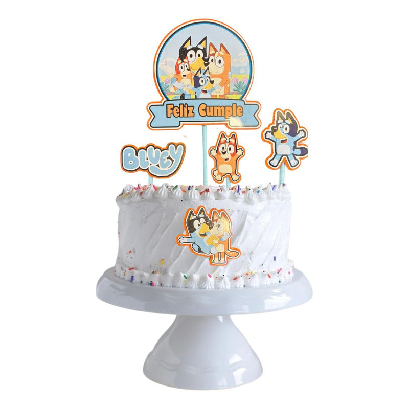 Topper Cumpleaños Torta Cotillon Cup Cake Fiestas Decoracion