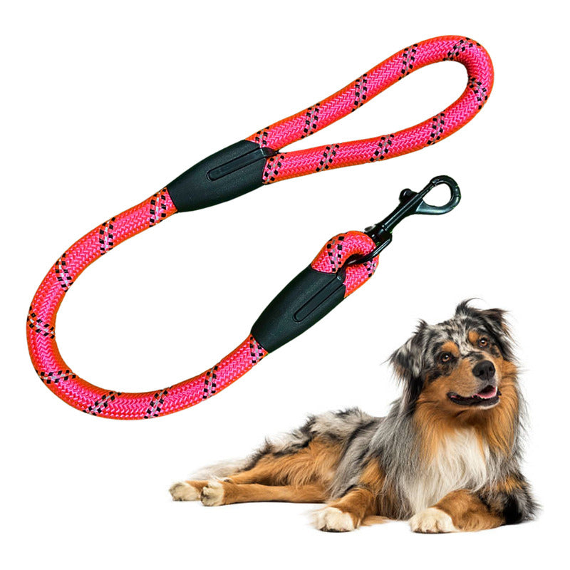 Correa Para Perros Mascota Perro Resistente Accesorio Correa Color Rosa Vitrineon Cl