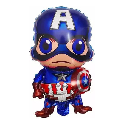 Set 5 Globos Metálicos Capitan America Globos Metalizado