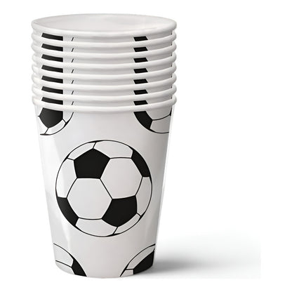X10 Vasos Desechables Decoración Cumpleaños Futbol