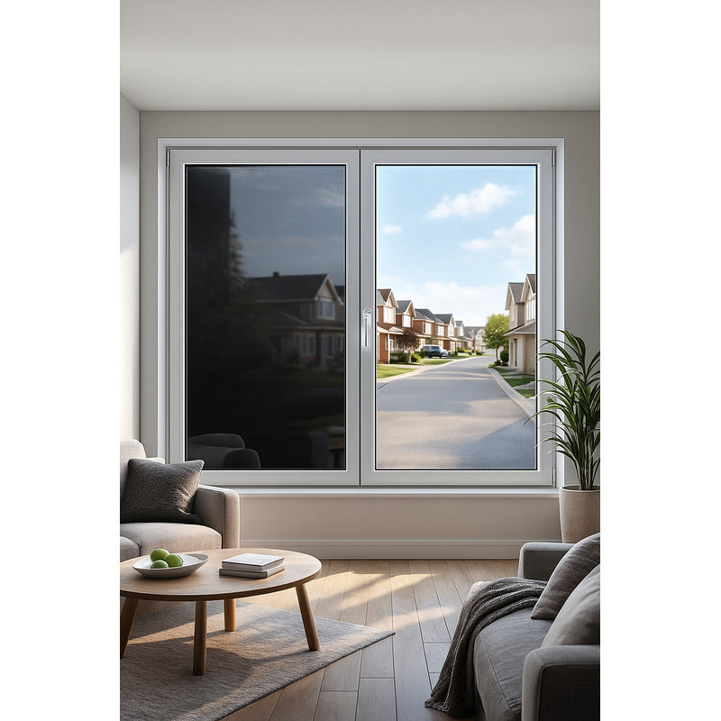 Vinil Espejo Privacidad Film Solar Electrostica Ventanas