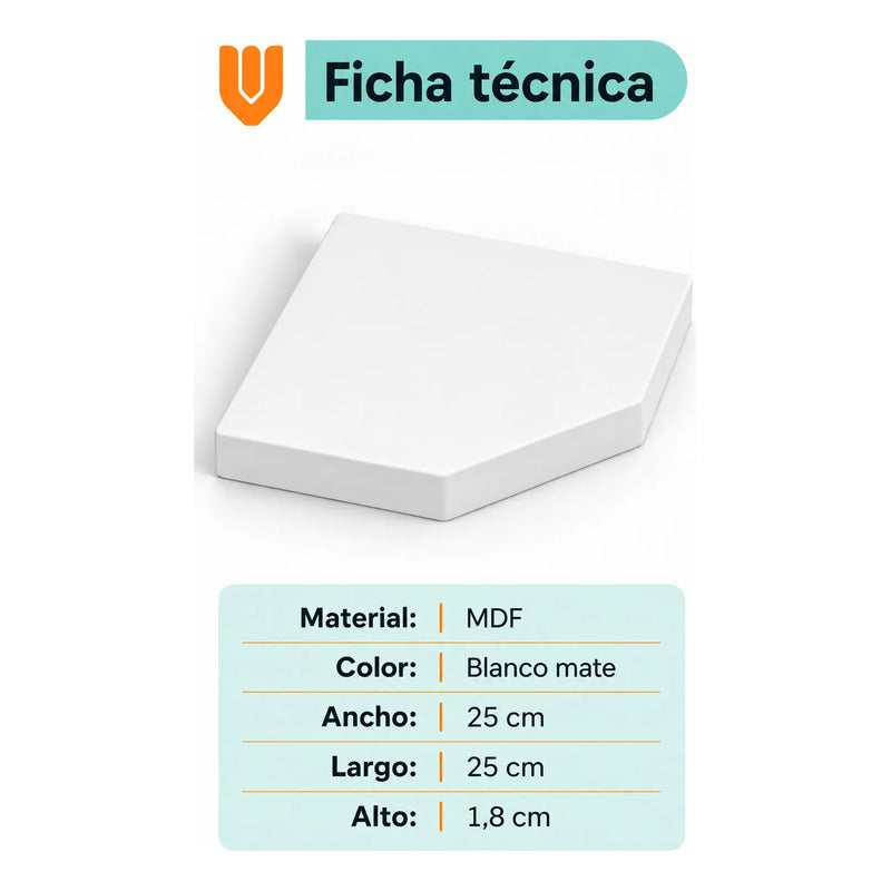 Repisa Esquinera Flotante Mdf Blanco 25x25 Cm Vitrineon Cl Blanco Repisa Esquinera Flotante Estante Mdf Marrón Decoración Rincón Pared Hogar Plantas Adornos Fotografías Living 25x25