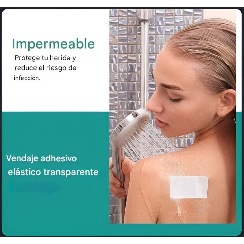 60 Parche Impermeable Parche Para Herida Parche Ducha Herida Transparente