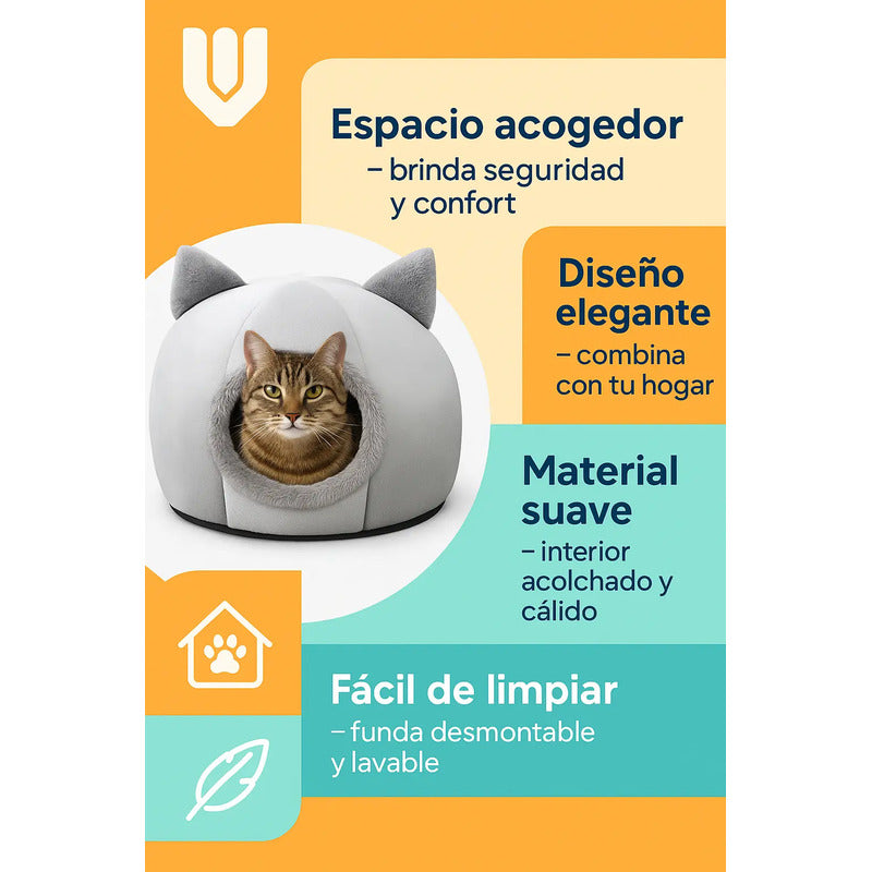 Cama Para Perros Y Gatos Camas Mascotas Gatos Perros Cama M Gris Claro Gato