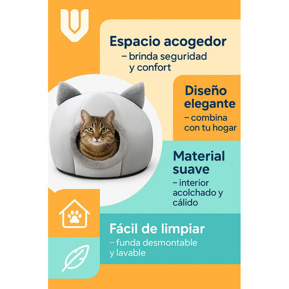 Cama Para Perros Y Gatos Camas Mascotas Gatos Perros Cama M Gris Claro Gato