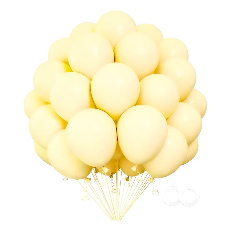 X25 Globos Globos Cumpleaños Globo Unicolor Decoracion 557 Amarillo