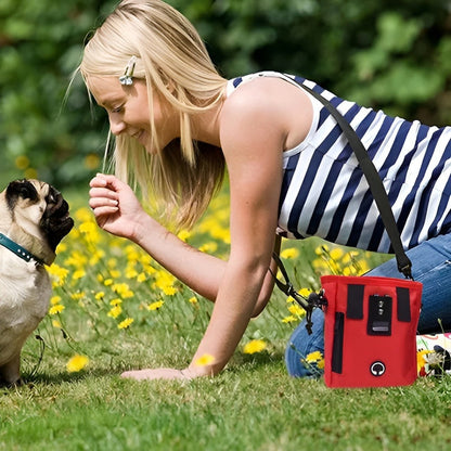 Bolso De Snack Para Mascotas + X6 Bolsas Mascota Bolsa Heces