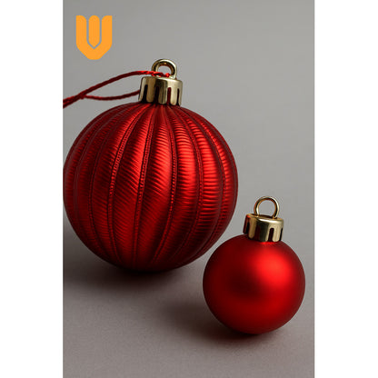 Vitrineon Cl Set 28 Esferas 12.5 Cm Plástico Decoración Navi