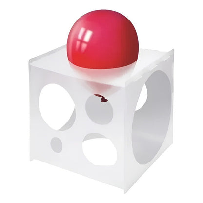 X2 Calibrador De Globos Caja Calibrador Para Globos Plegable Blanco