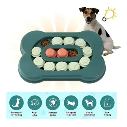 Perro Juguete Mascotas Dispensador De Alimento Perros 890 Verde Oscuro 890