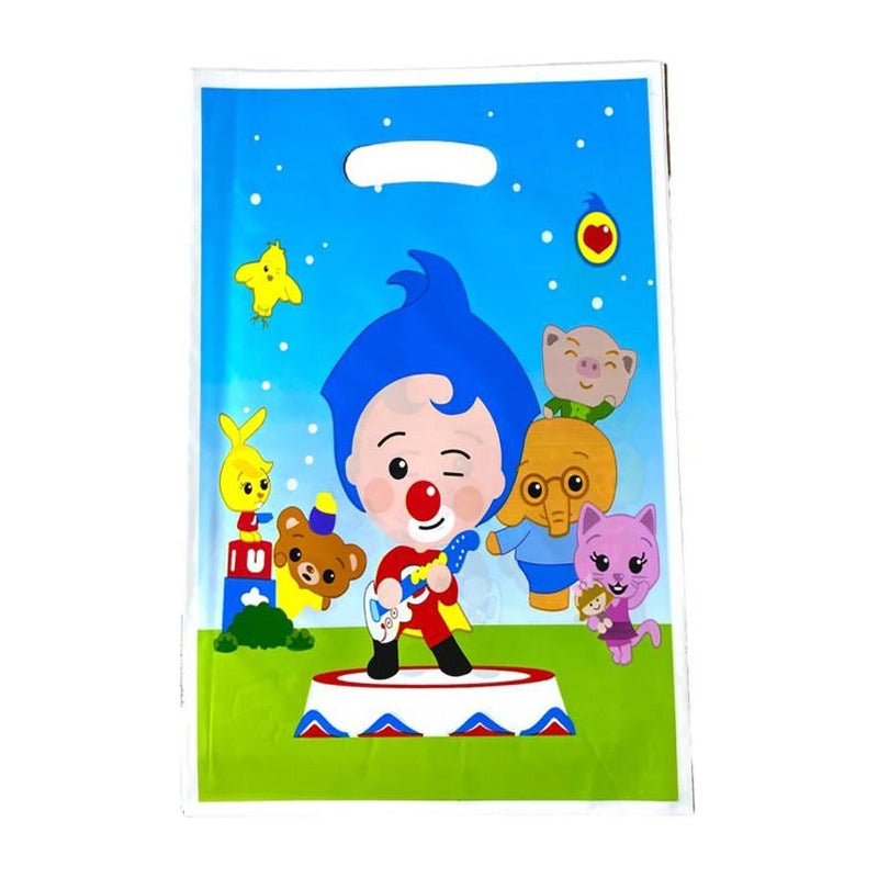 30 Bolsas Para Piñata Plim Plim  Bolsas Para Dulces Piñata Celeste 176