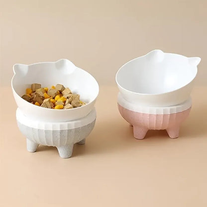 X2 Plato Alto Inclinable Plato Comida Perro Plato Mascota