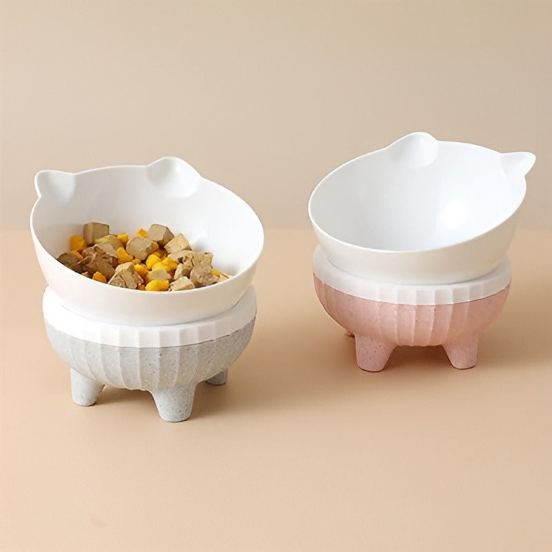 X2 Plato Alto Inclinable Plato Comida Perro Plato Mascota