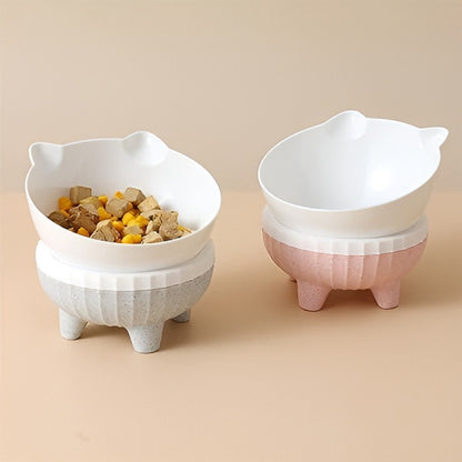 X2 Plato Alto Inclinable Plato Comida Perro Plato Mascota