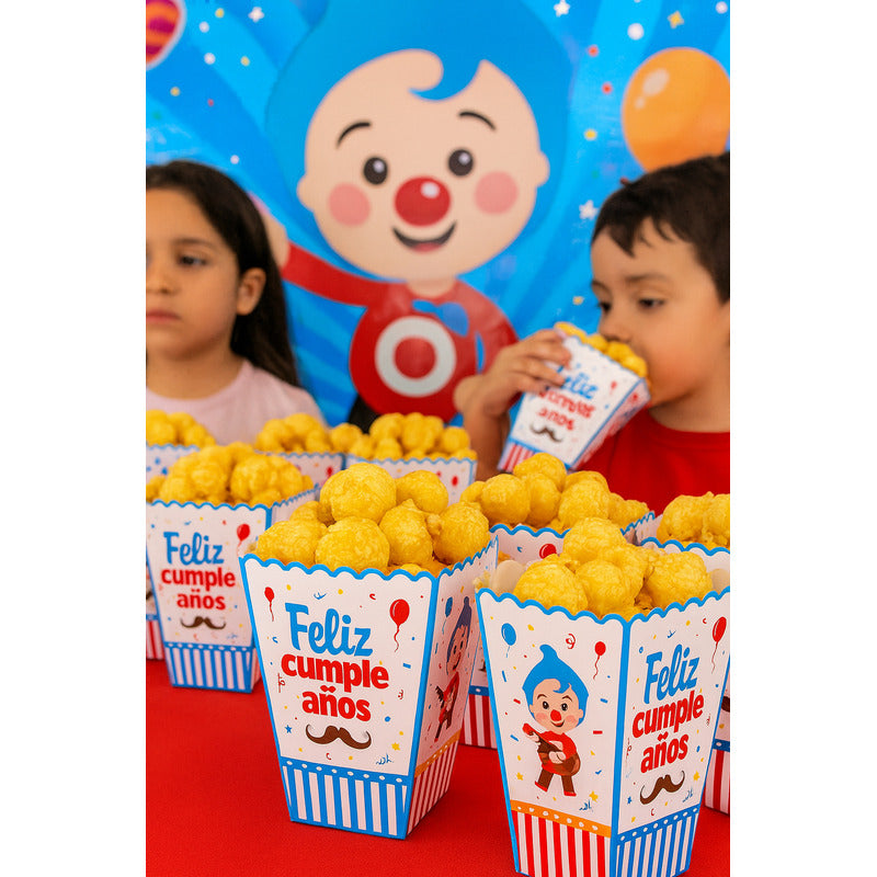 6 Cajas Cabritas Plim Plim Caja Para Cabritas Palomitas Plim