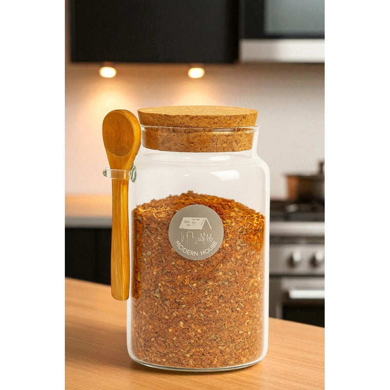Frasco Para Condimentos Organizador Cocina Contenedor Tapa