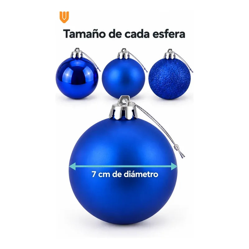 20 Esferas Navideñas Adorno Hogar Arbol Bolas Decorativa 7cm Esferas Navideñas, Bolas De Navidad, Bambalinas Doradas, Adornos Para Árbol, Pack 20, Esferas 7 Cm Esferas Navideñas Doradas Pack 20 7cm