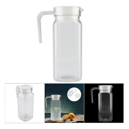 Jarra De Vidrio Agua Jarra De Jugo Jarra Con Tapa Vintage