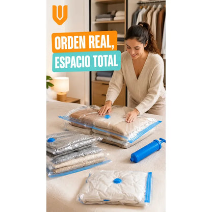 5und Bolsas Organizadoras Viaje Al Vacio Hogar Bomba Manual