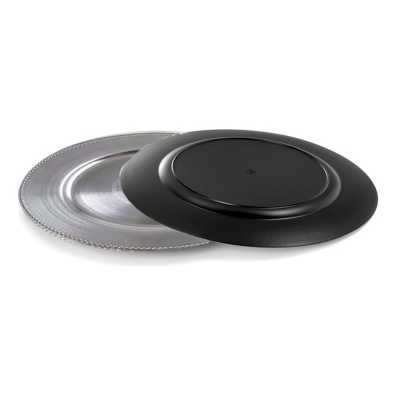 4 Plato Base Navideños Vajilla Navidad Juego De Platos 33cm