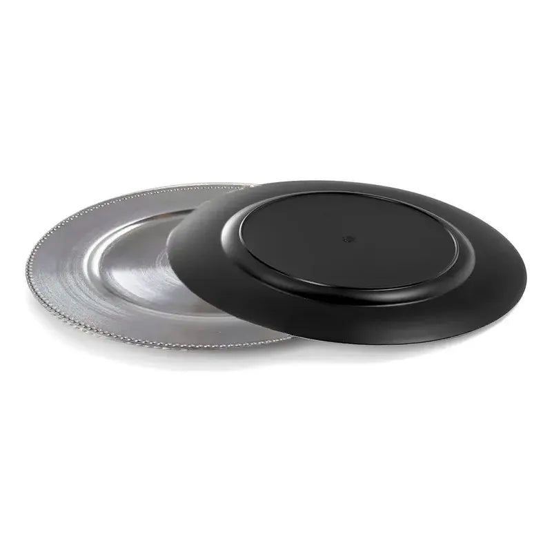 4 Plato Base Navideños Vajilla Navidad Juego De Platos 33cm