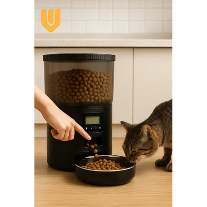 Dispensador Automatico Alimentos Mascotas Comedero 4 Litros