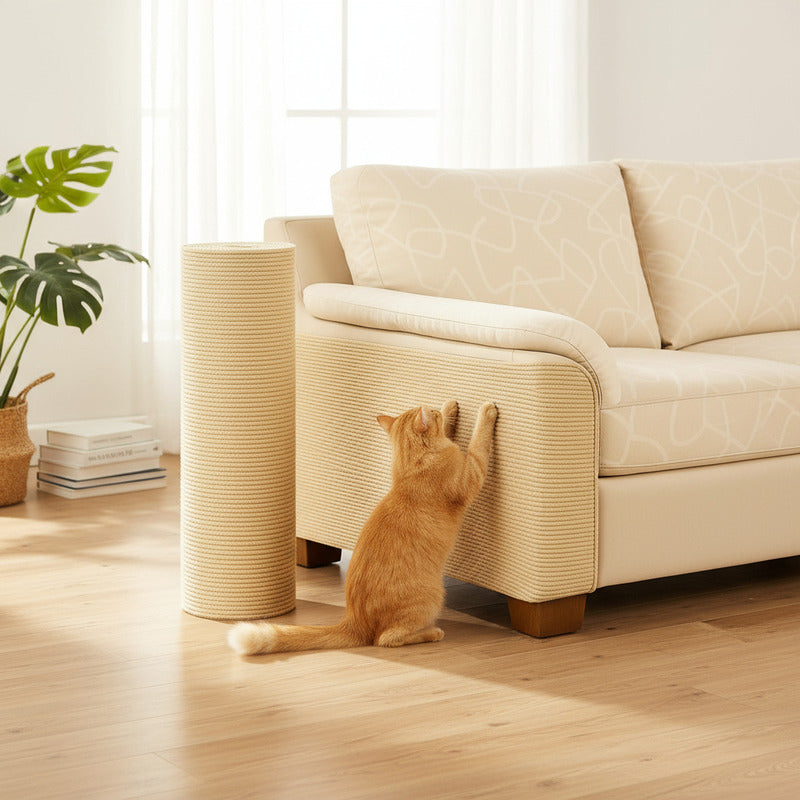 Protector Sillón Gato Tapete Rascador Antiarañazos 30x60cm