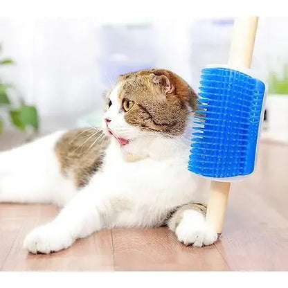 X2 Rascador Gato Yerba Gatera Rascado Para Gato Cepillo Gato Azul
