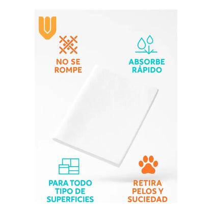 Trapero Humedo Algodon Paño Trapeador Mopa Piso 40x60