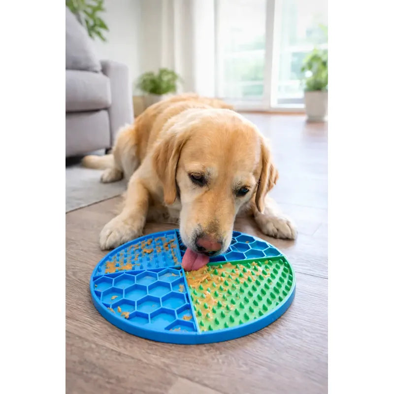 Lickimat Almohadilla Lamer Perro Comedero Antiestrés Tapete 2 Unidades Multicolor