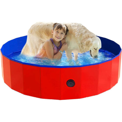 Piscina Para Perros Piscina Plegable Mascotas Perros 120cm