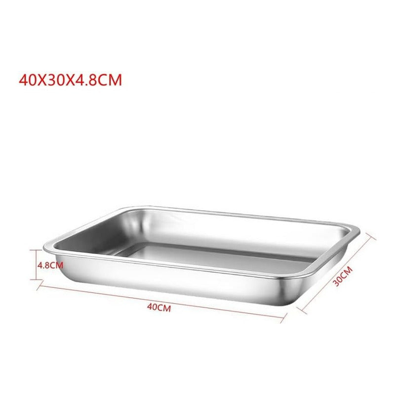 Bandeja Para Horno Bandeja De Acero Inoxidable Multiuso