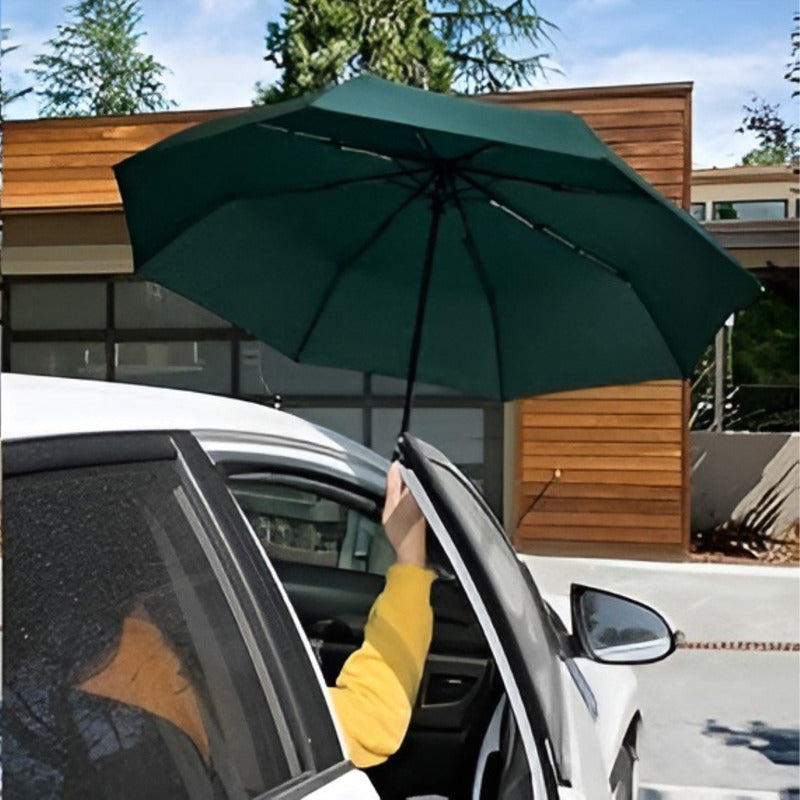 Parasol Retractil Sombrilla Plegable Paragua Lluvia 8 Varill