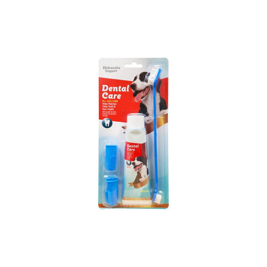 Set De Higiene Dental Con Cepillo Para Mascota Dental Care S Sabor Carne