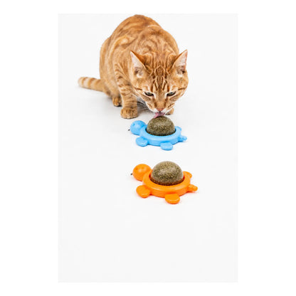 X2 Bola Hierba Gatera Catnip Snack Para Gatos Bola Adhesiva  Variado