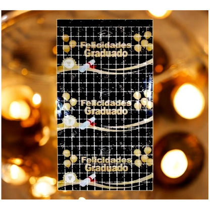 Cortina Metalizada Guirnalda Decoración Graduacion Decoracio