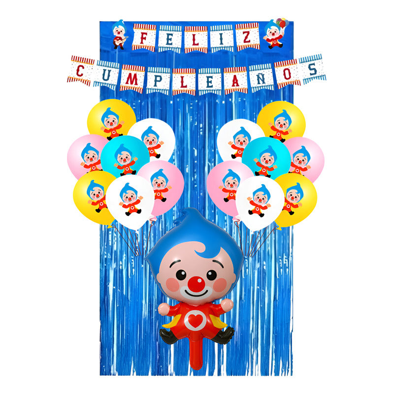 Set De Cumpleaños Plim Plim Set Globos Decoracion Cumpleaños