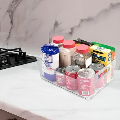 X2 Organizador De Refrigerador Organizador Cocina Multiuso Transparente 864