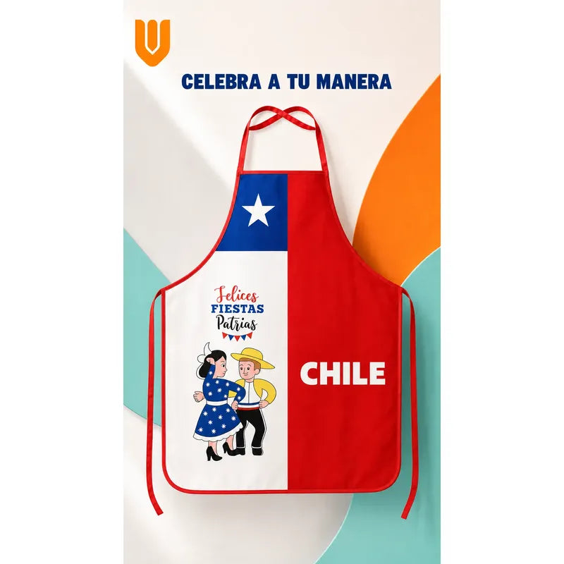 Delantal Para Cocina Fechas Patrias Delantal Festivo Chile