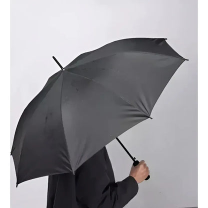 Paragua Lluvia 8 Varillas Paraguas Para Lluvia Impermeable Negro Liso